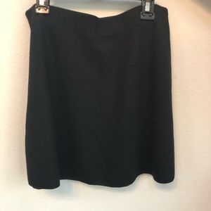 Black Jersey Mini Skirt